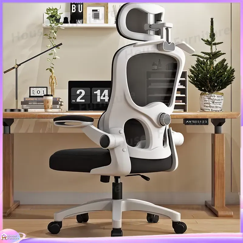 Esports Gaming - Ergonomischer Gaming-Stuhl mit Verstellbarer Lendenwirbelstütze, Kopfstütze