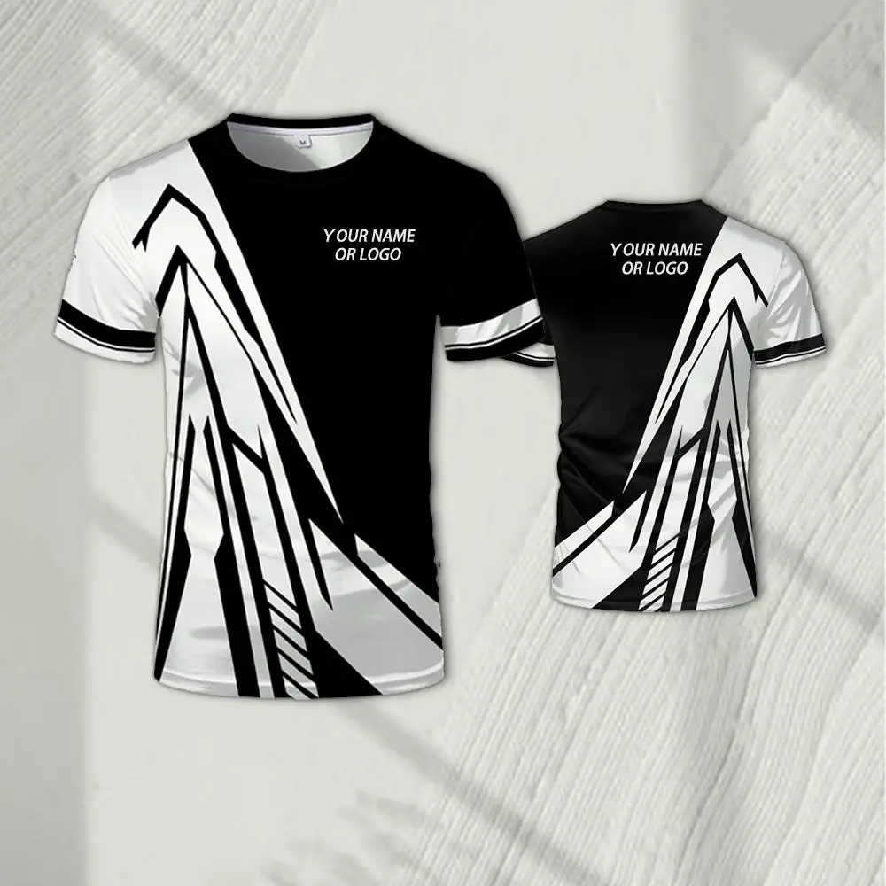 Esports Gaming Logos - 3D-gedrucktes Esports-Team-Trikot mit geometrischem Muster für