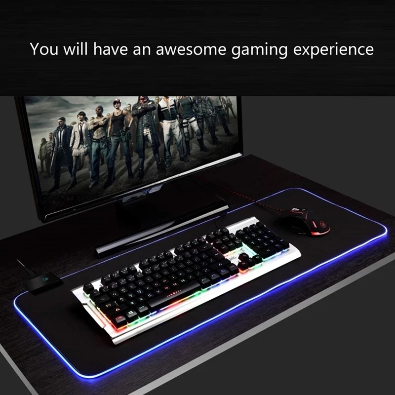 LED-Licht-Mauspad, RGB-Tastatu – Esports Gaming Table Bewertung und Preis