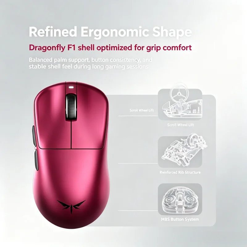 VGN Dragonfly F1 V5 Kabellose  – Esports Wireless Gaming Mouse Bewertung und Preis
