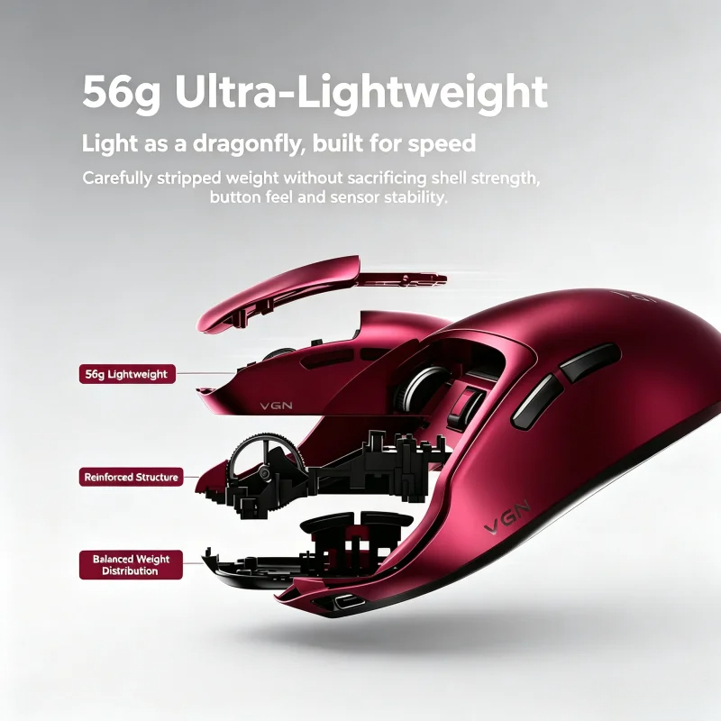 VGN Dragonfly F1 V5 Kabellose  – Esports Wireless Gaming Mouse Bewertung und Preis