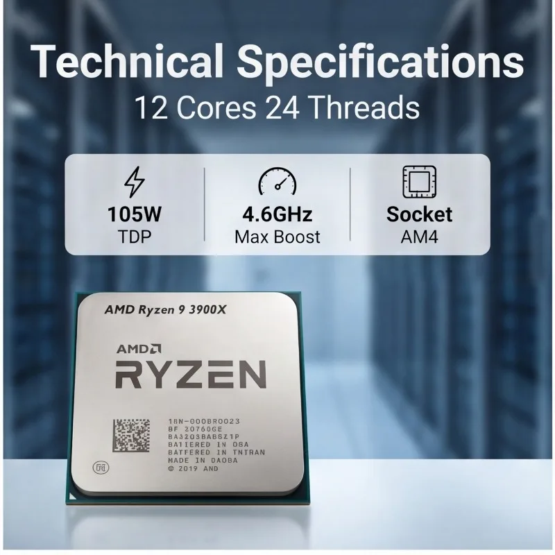 AMD Ryzen 9 3900X Prozessor CP – Amd Cpu Ryzen 9 Bewertung und Preis