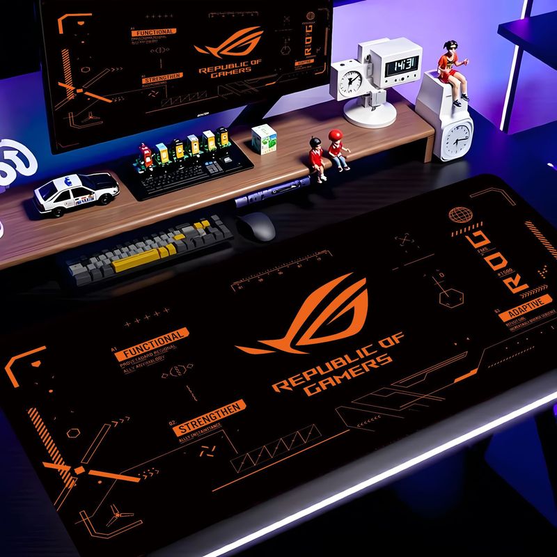 VIKAMA Schwarz-Rosa ROG Tech C – Esports Gaming Logos Bewertung und Preis